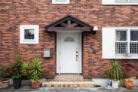 Industrial house facade