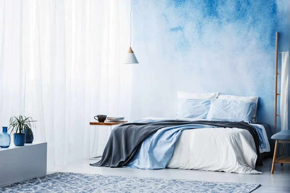 warna kamar tidur yang sejuk
