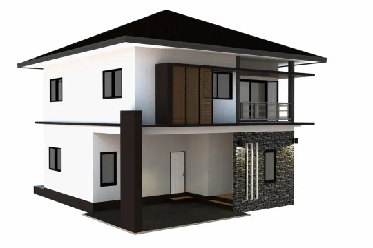 rab rumah 2 lantai