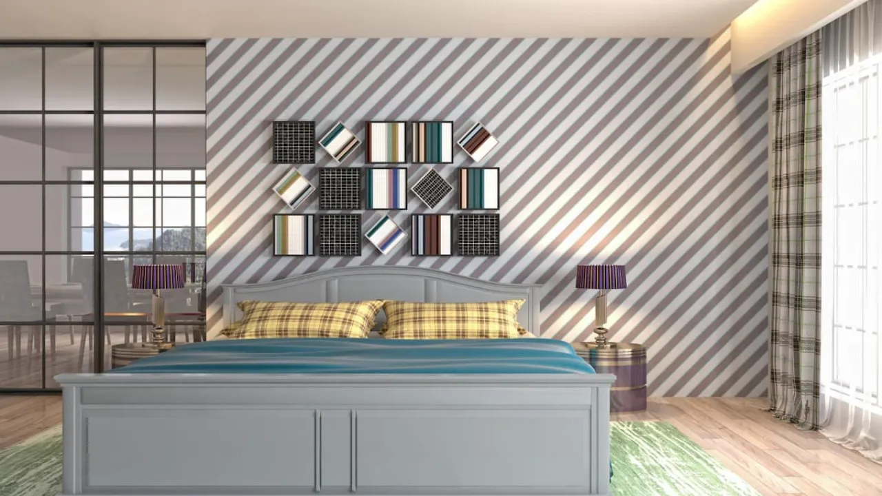 motif cat tembok keren​