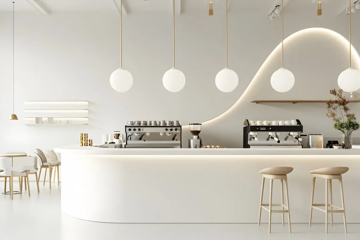 minimalist cafe