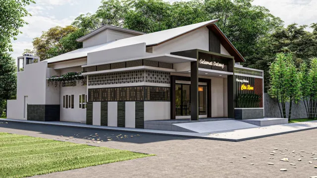 Single-story shophouses 