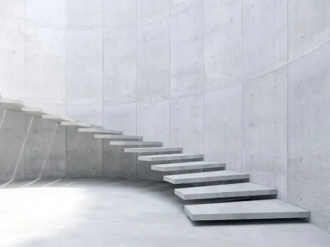 tangga melayang beton