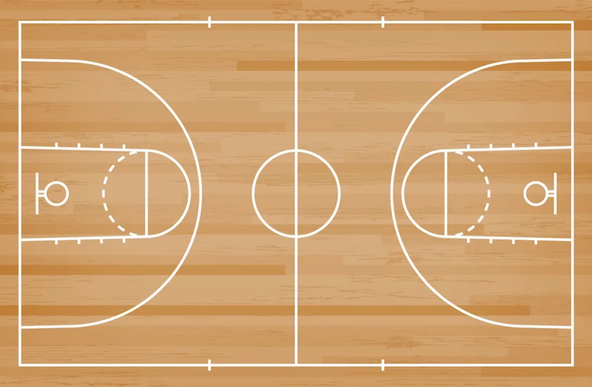 ukuran lapangan basket ukuran lapangan basket