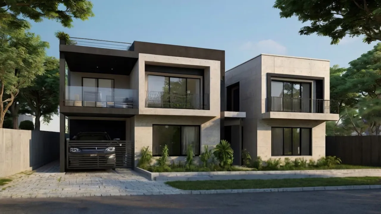 rumah kontemporer modern rumah kontemporer modern
